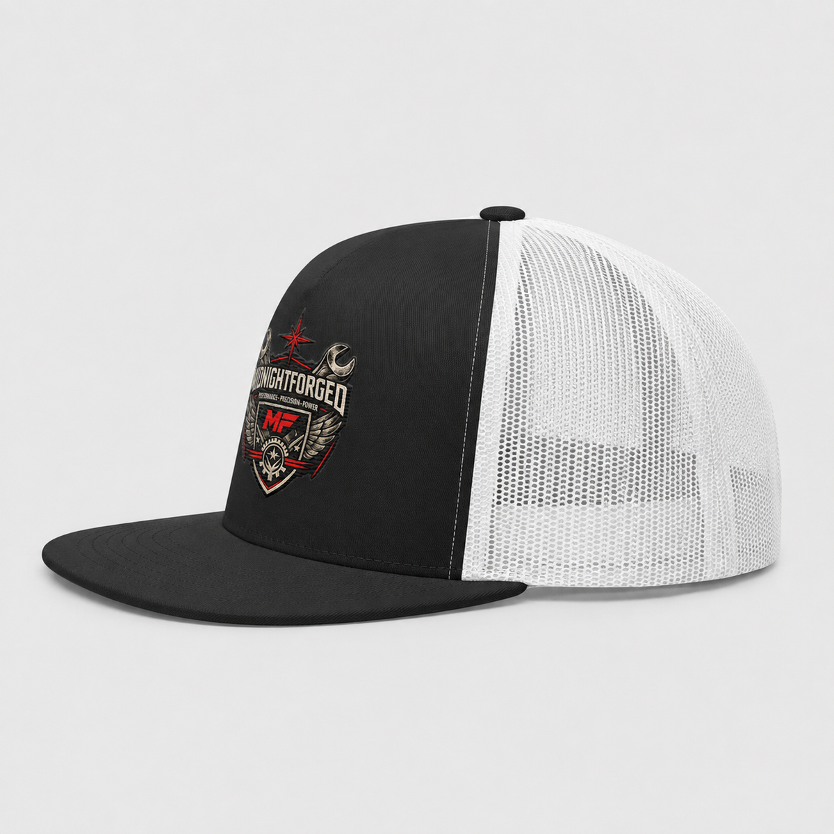 Midnight Forged Trucker Snapback — product view 3