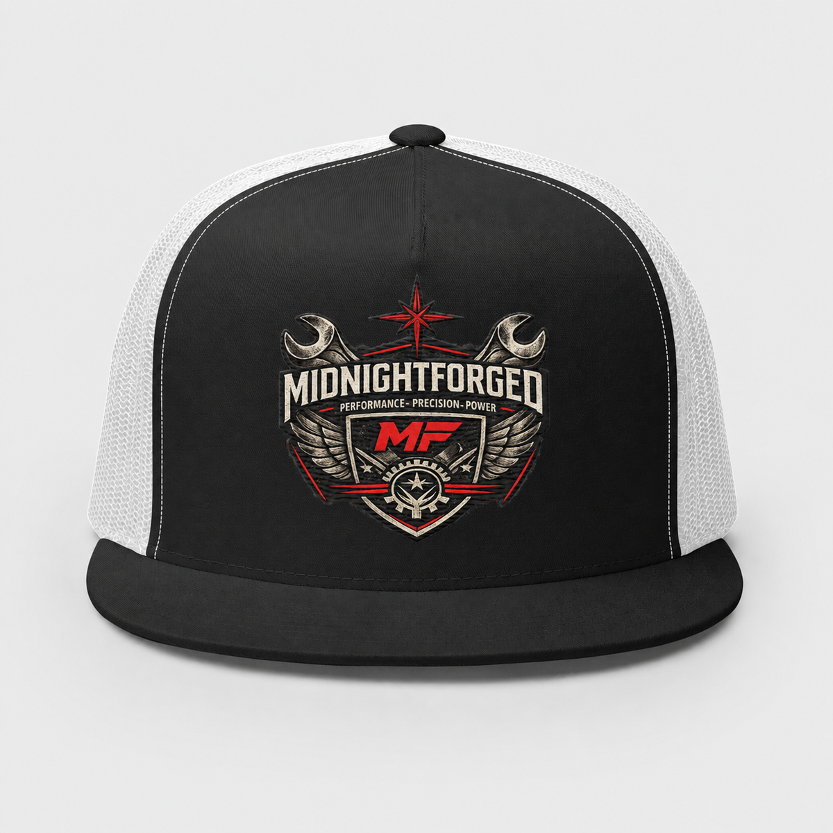 Midnight Forged Trucker Snapback — product view 1